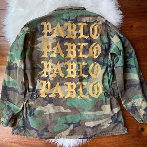 Kanye West Life of Pablo Camo Jacket